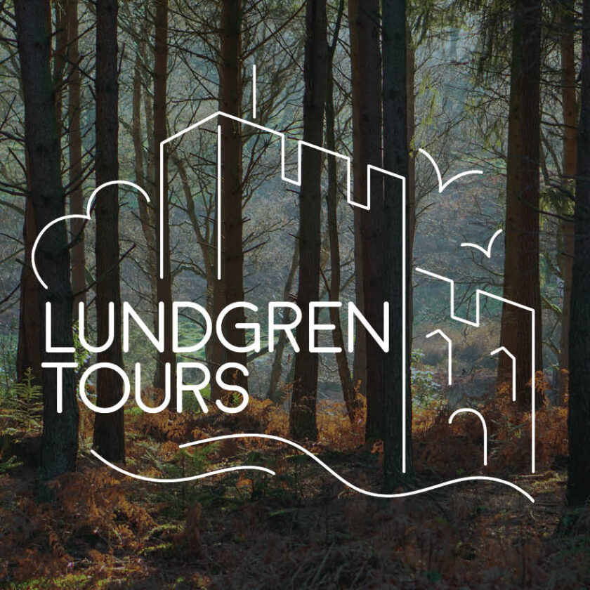 Branding for Northumberland business Lundgren Tours by Swaddle Creative