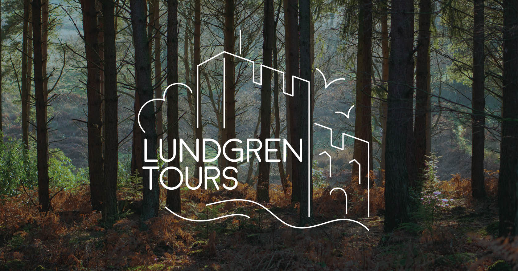 Branding for Northumberland business Lundgren Tours by Swaddle Creative