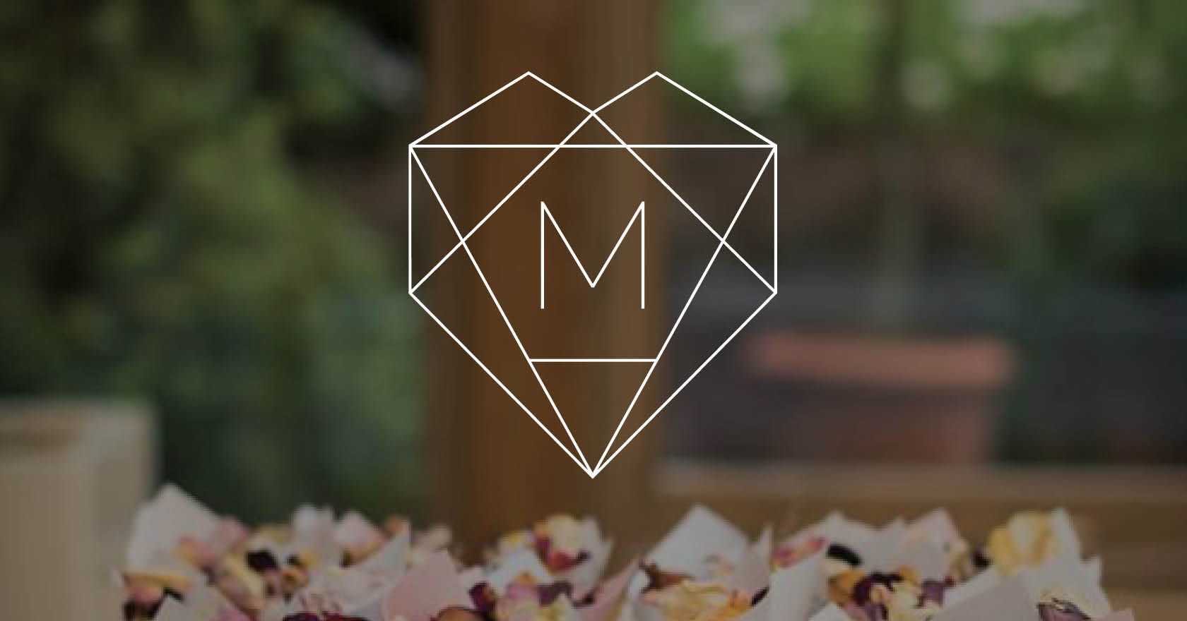 Monogram brand design for Myriad event hire by Swaddle Creative